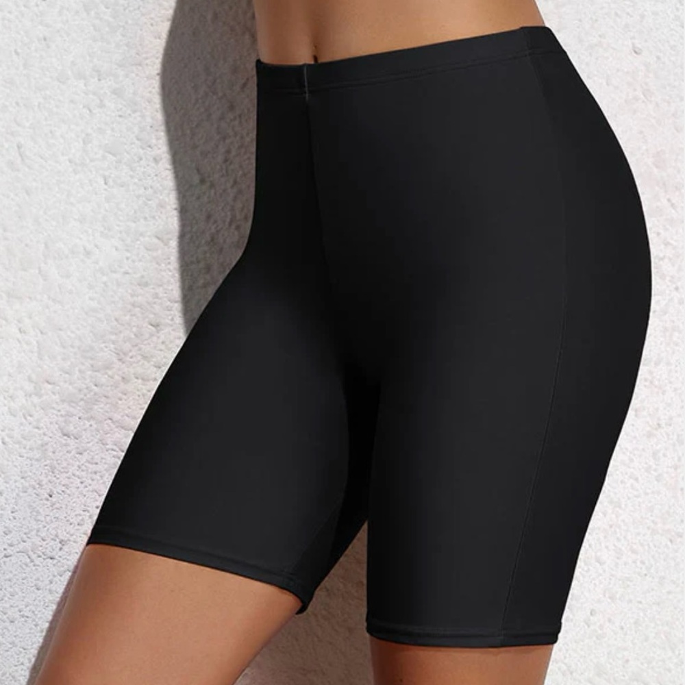 Women's Black Swim Shorts by Charmo